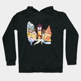 Color Rothenburg ob der Tauber, Bavaria Hoodie